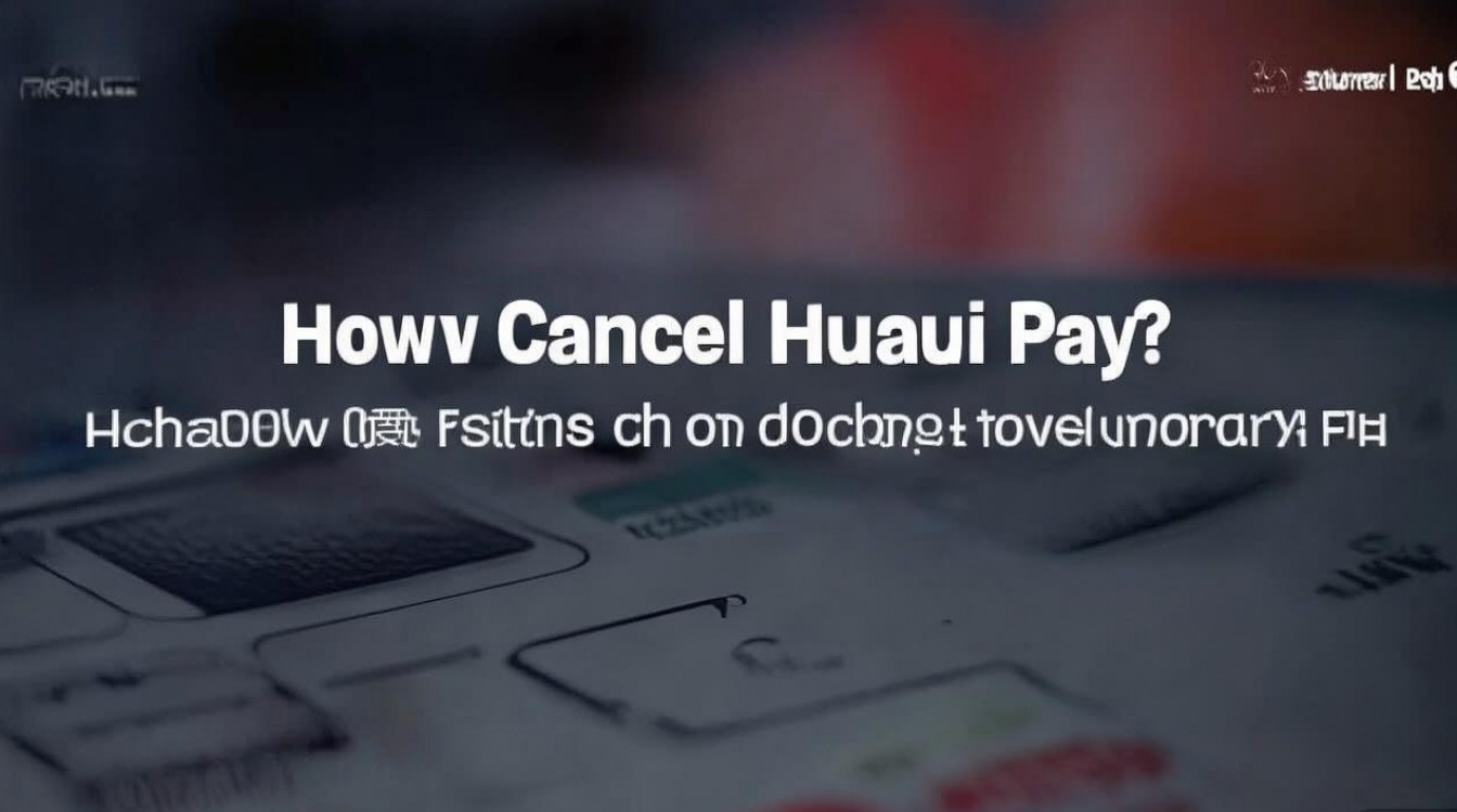 华为支付怎么取消？找不到入口怎么办？