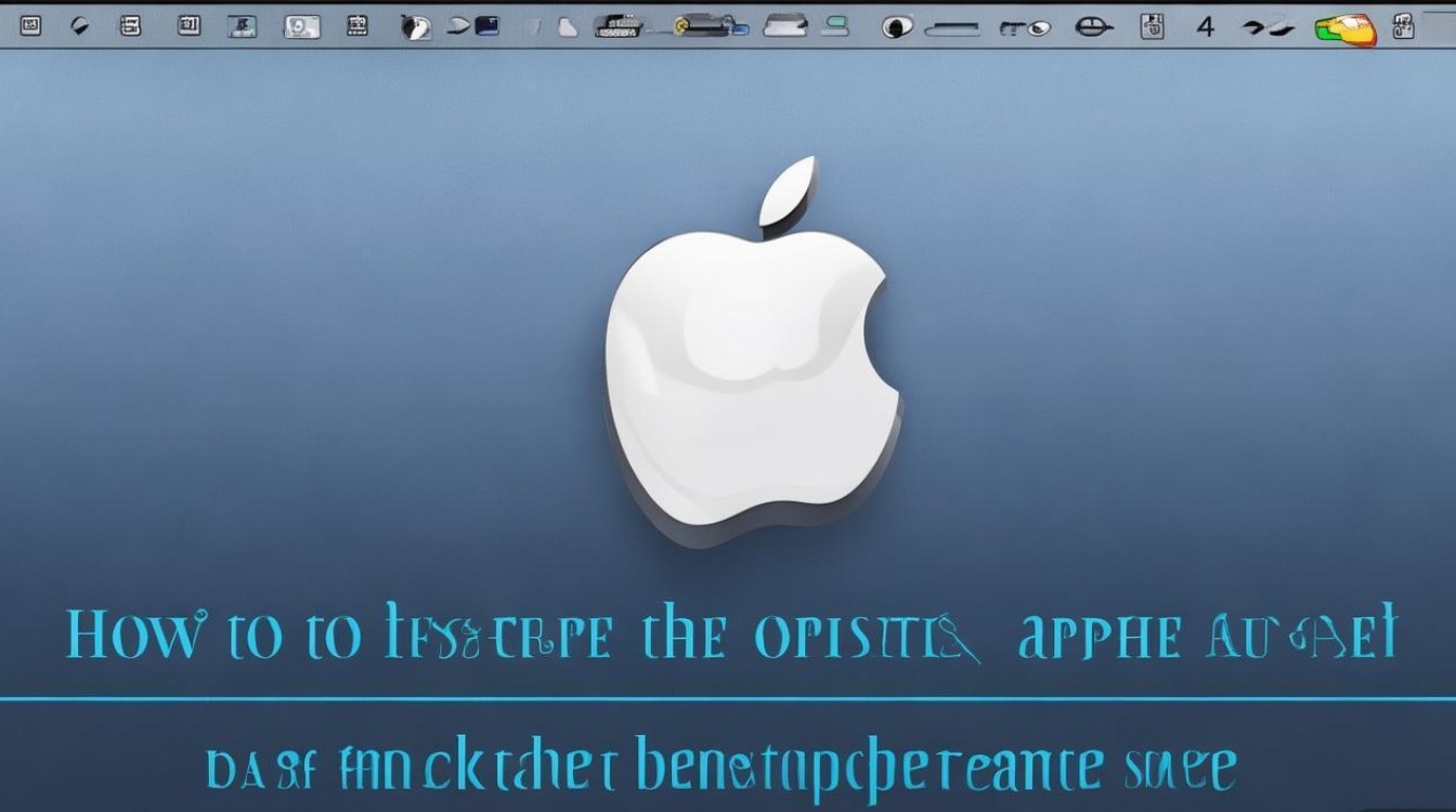 苹果桌面图标突然变小怎么恢复原来的大小？