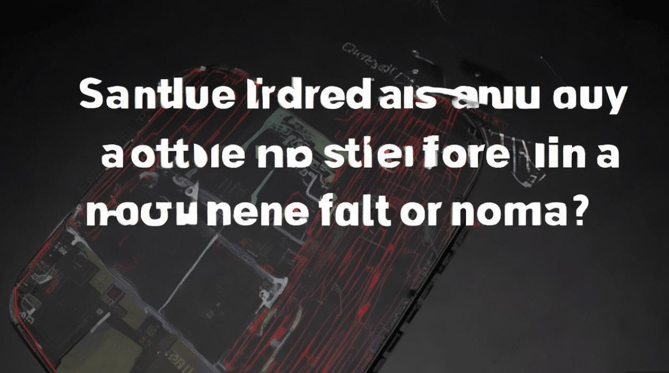 三星899元换内屏后红色异常是故障还是正常现象？