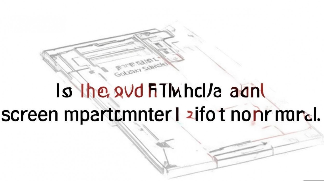 三星899元换内屏后红色异常是故障还是正常现象？