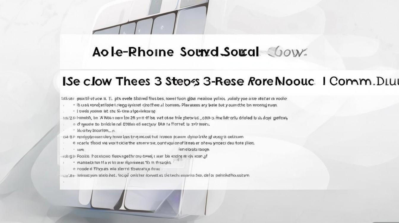 苹果手机声音突然变小？教你3步快速恢复正常音量