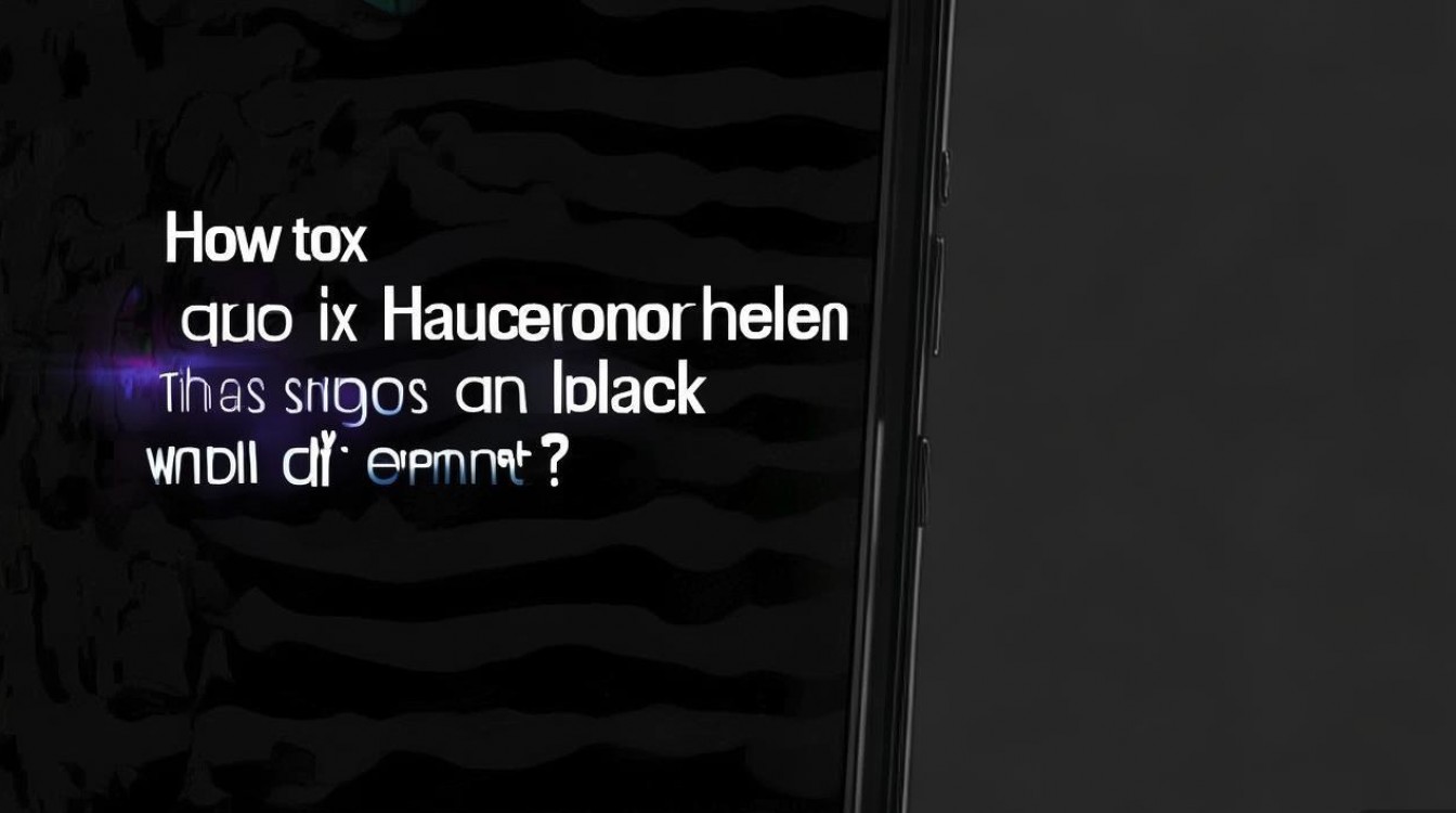 华为荣耀手机突然黑屏没反应，怎么解决啊？