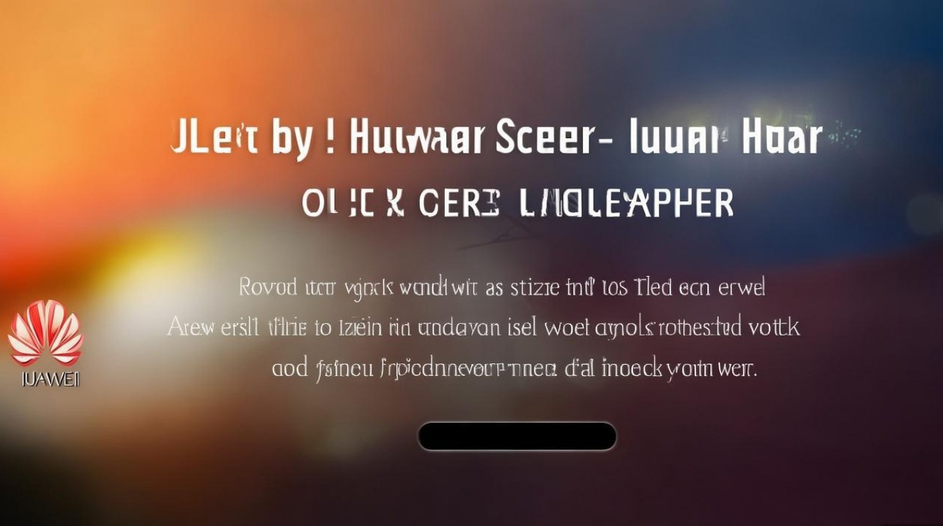 华为锁屏壁纸怎么缩小？设置里找不到选项怎么办？