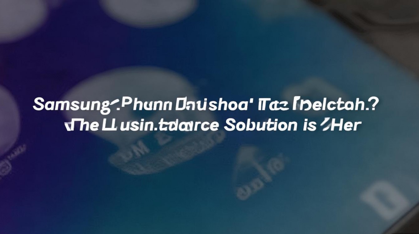 三星手机桌面图标删不掉？彻底解决方法在这！