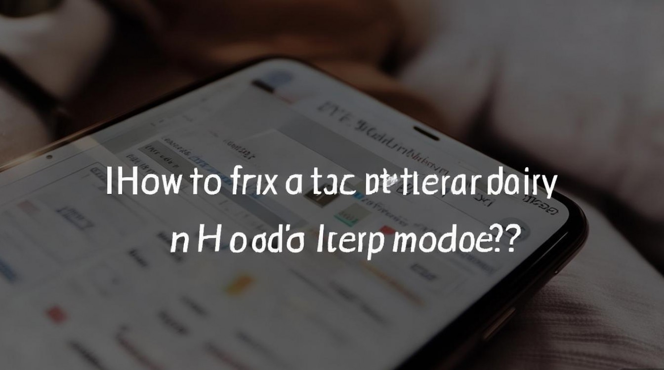 华为手机老睡眠模式耗电快怎么办?