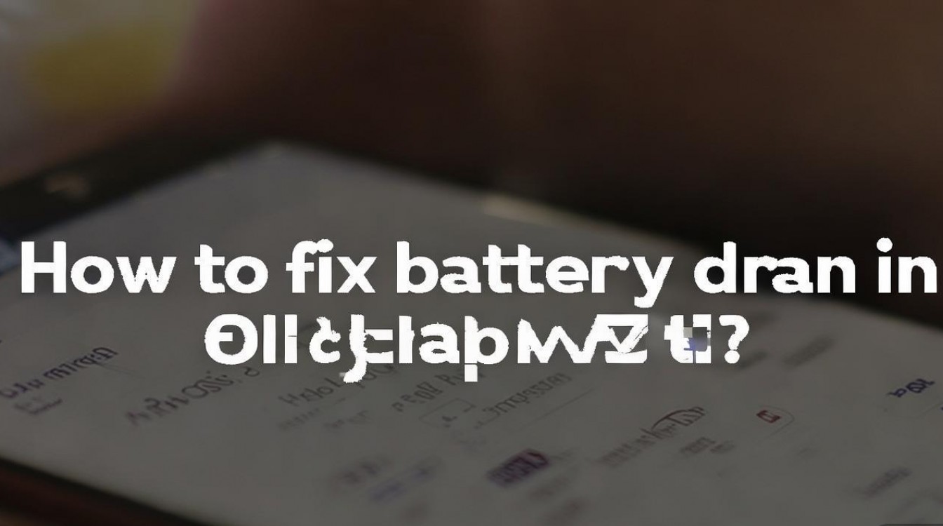 华为手机老睡眠模式耗电快怎么办?