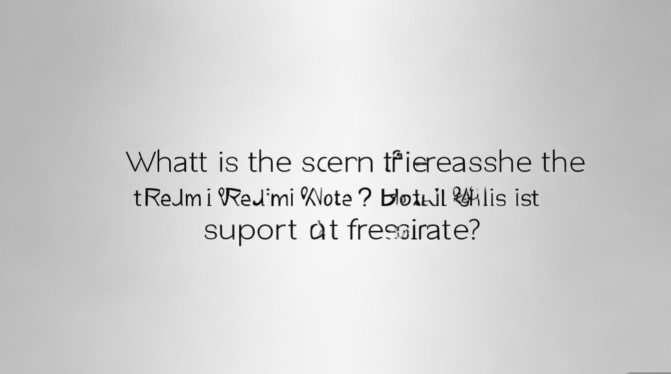 红米note11屏幕刷新率是多少Hz？支持高刷吗？