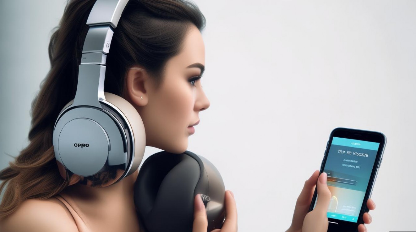 oppo耳机连手机唱歌怎么调麦克风和伴奏？