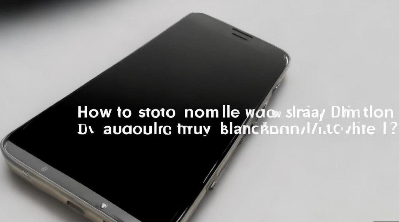 三星S7突然变黑白屏了，怎么恢复手机正常显示？