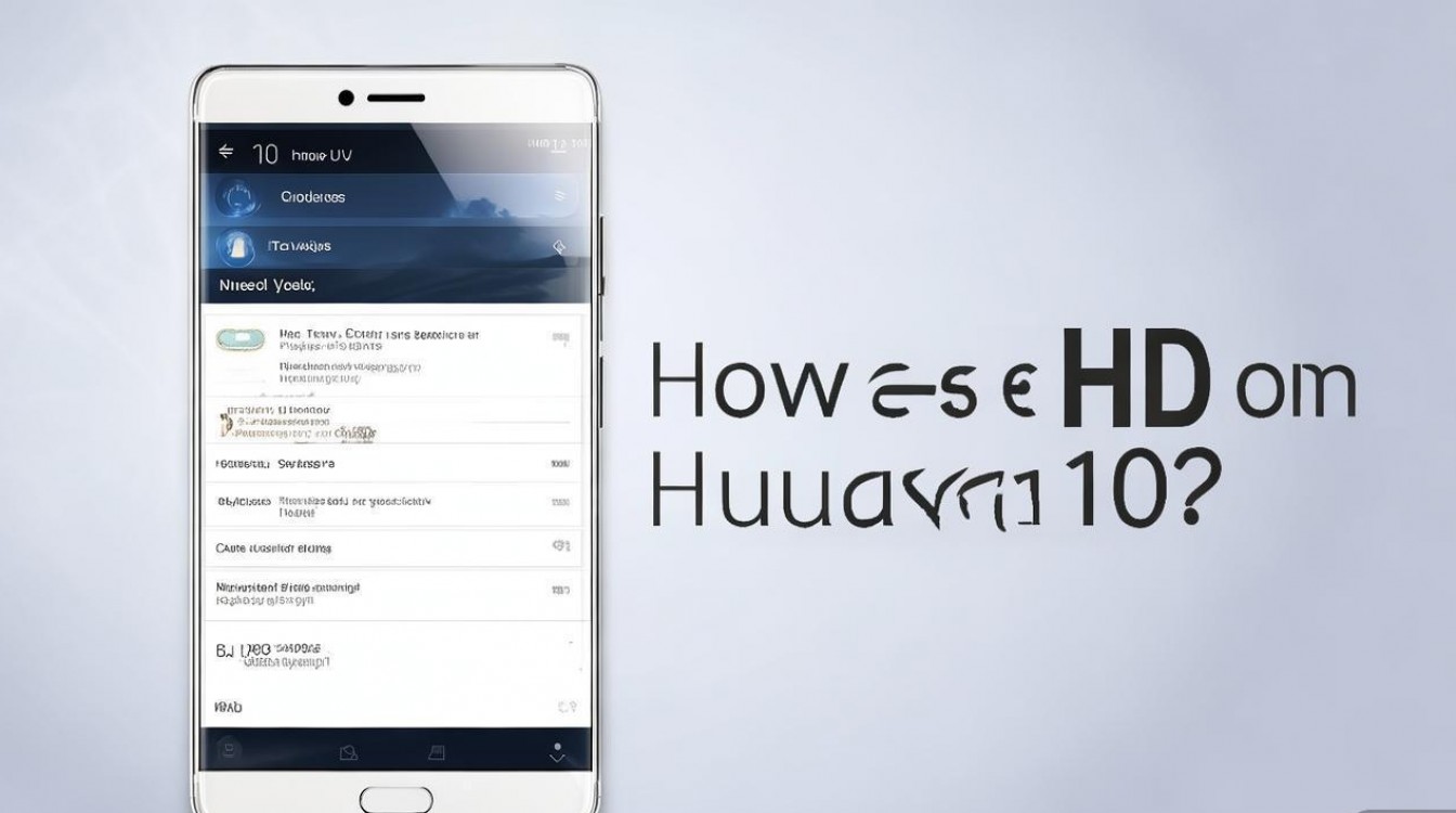 华为p10出现hd怎么设置?教你轻松关闭或管理hd显示。