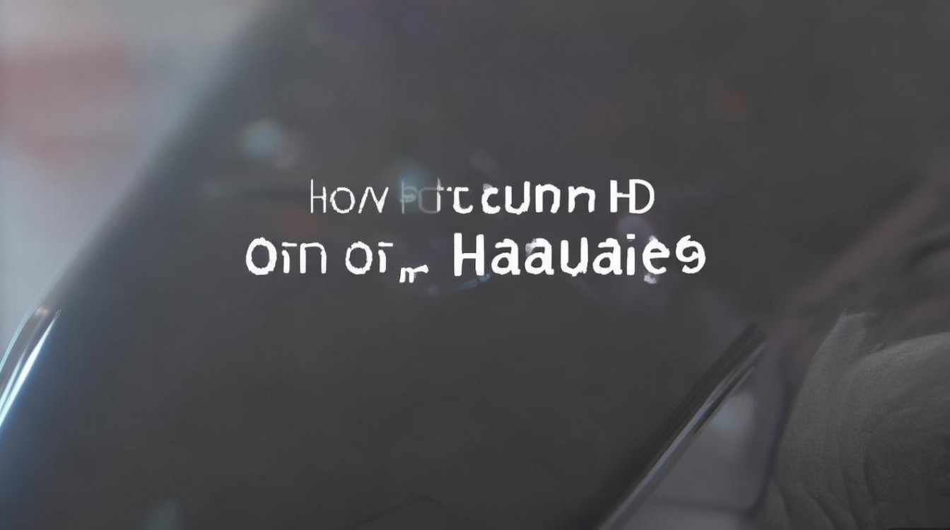 华为g9屏幕出现hd怎么关闭?