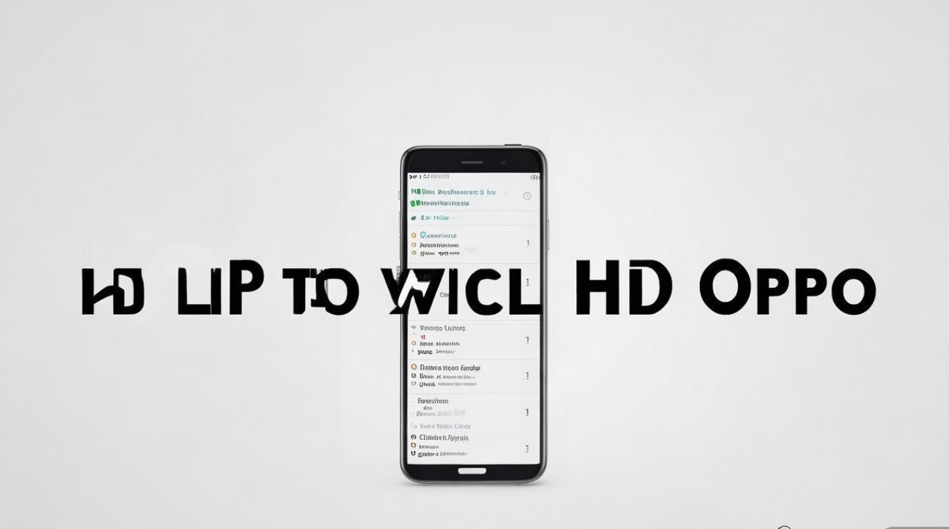 oppo手机怎么显示HD?设置方法与开启步骤详解