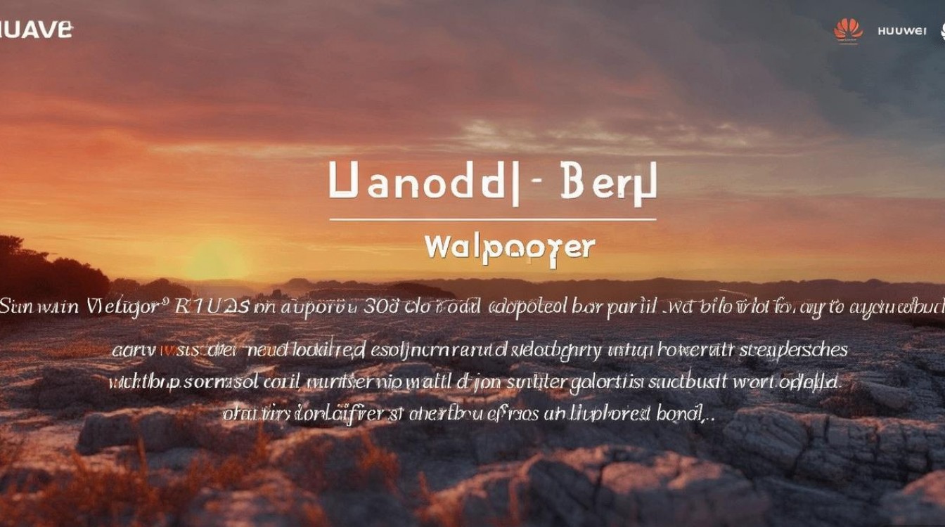 华为手机壁纸怎么下载设置不重复？