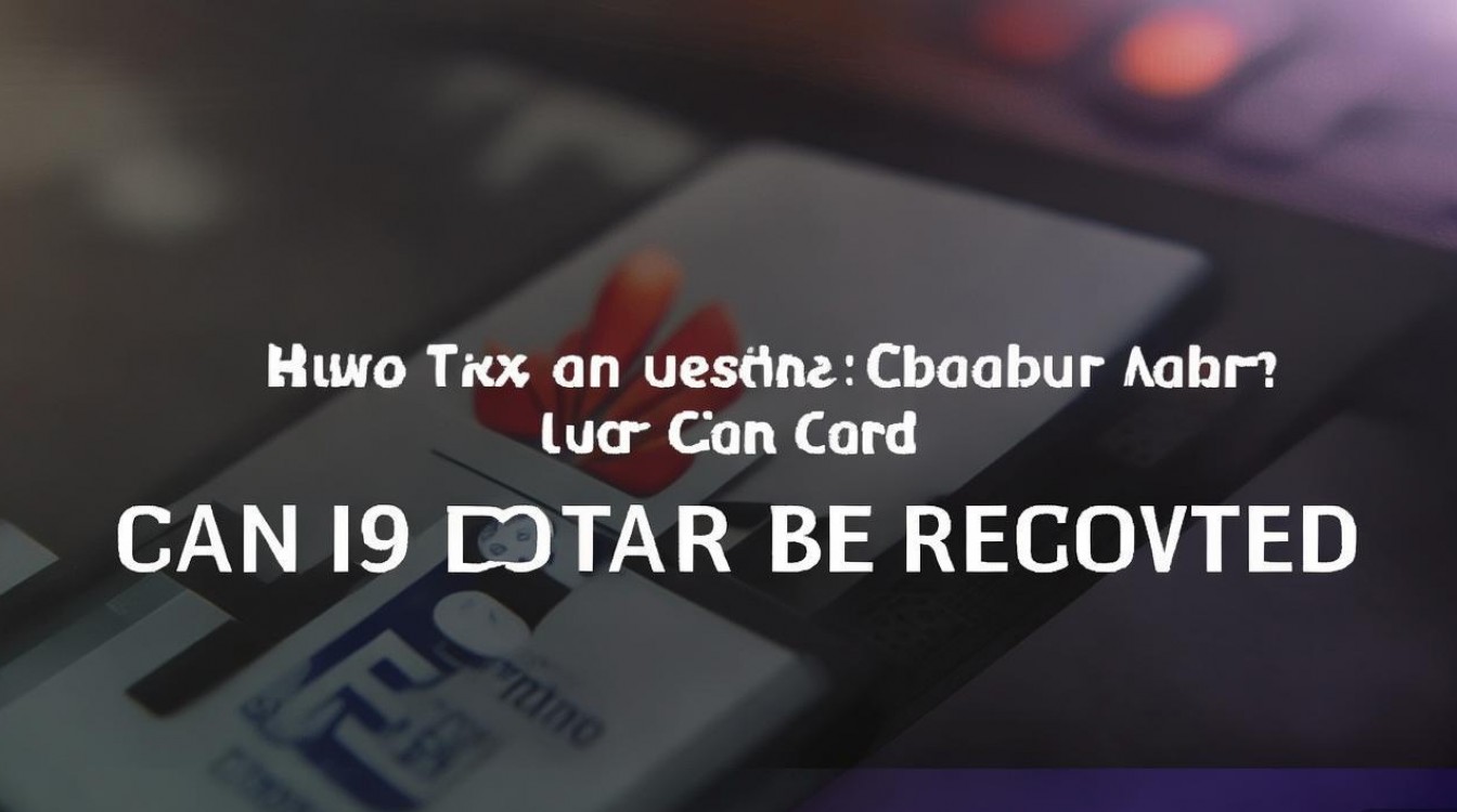 华为SD卡插入不可用怎么办?数据能恢复吗?