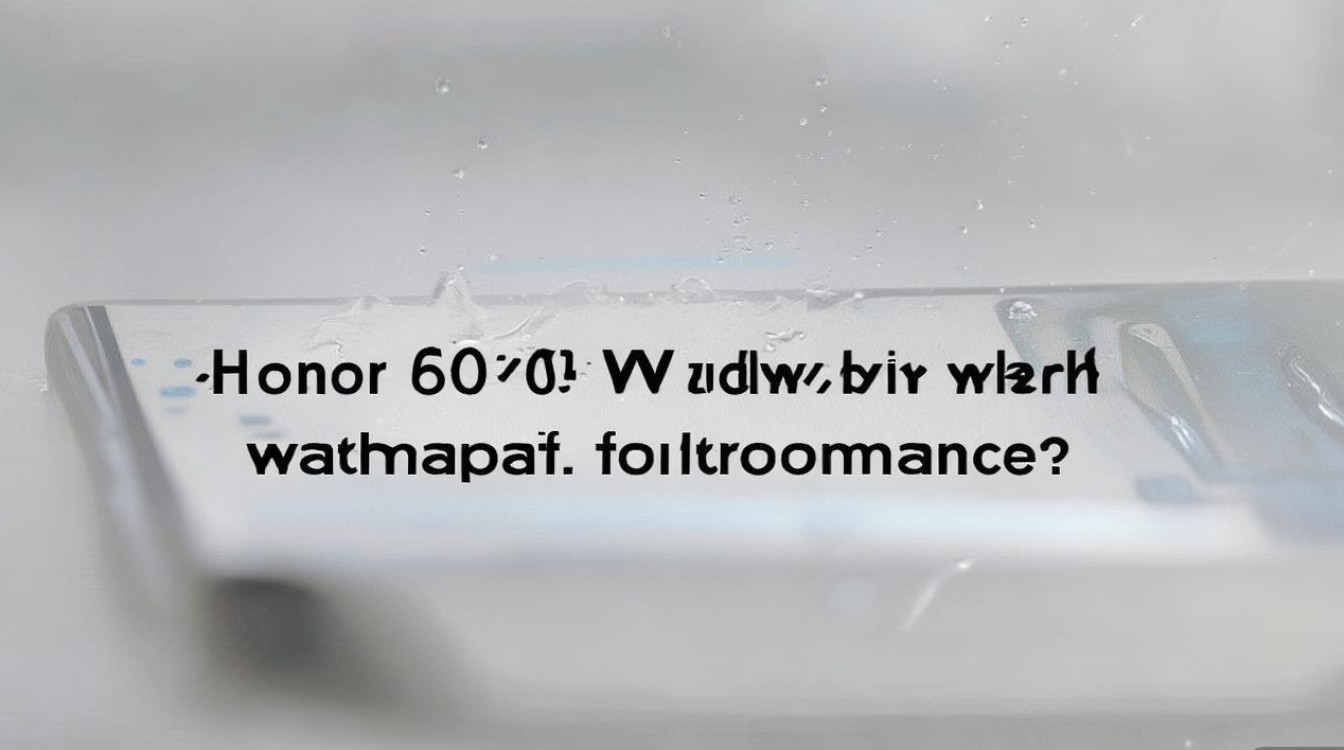 荣耀60防水吗?日常防水性能到底怎么样?