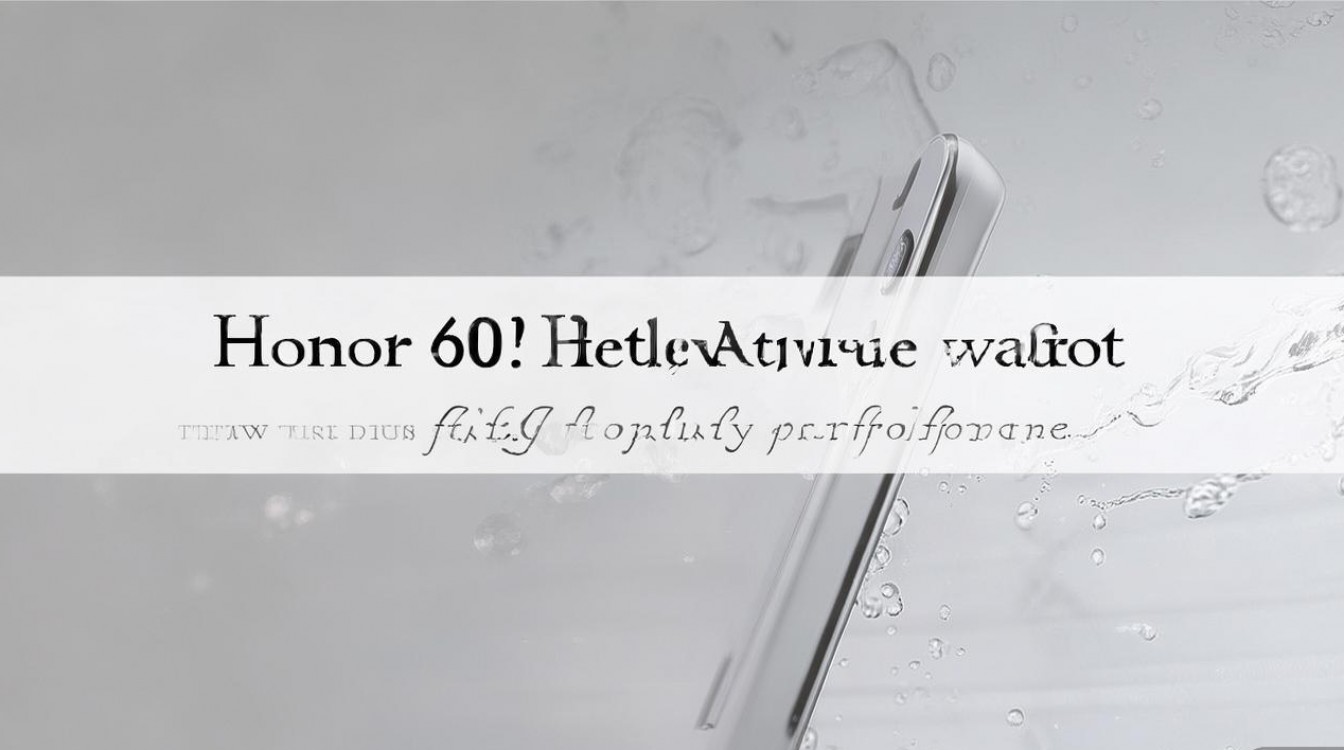 荣耀60防水吗?日常防水性能到底怎么样?