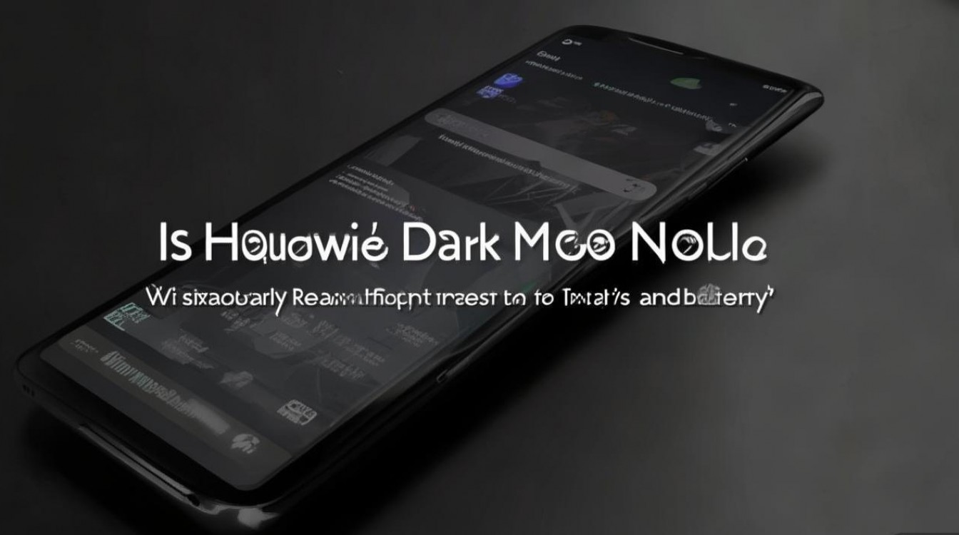 华为手机深色模式真的有必要开吗?对眼睛和电量到底有啥用?