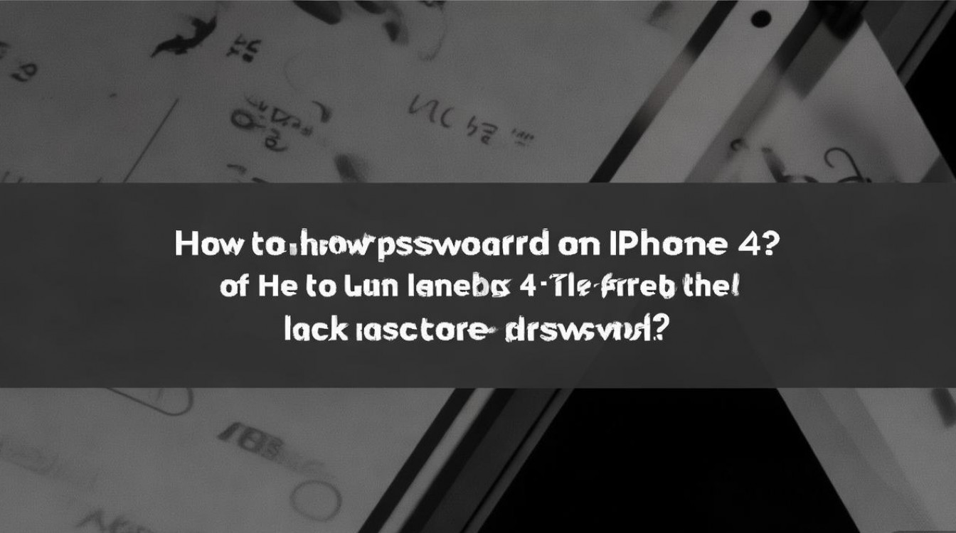 苹果 iphone4 怎么能显示密码？iphone4 忘记锁屏密码怎么解锁？