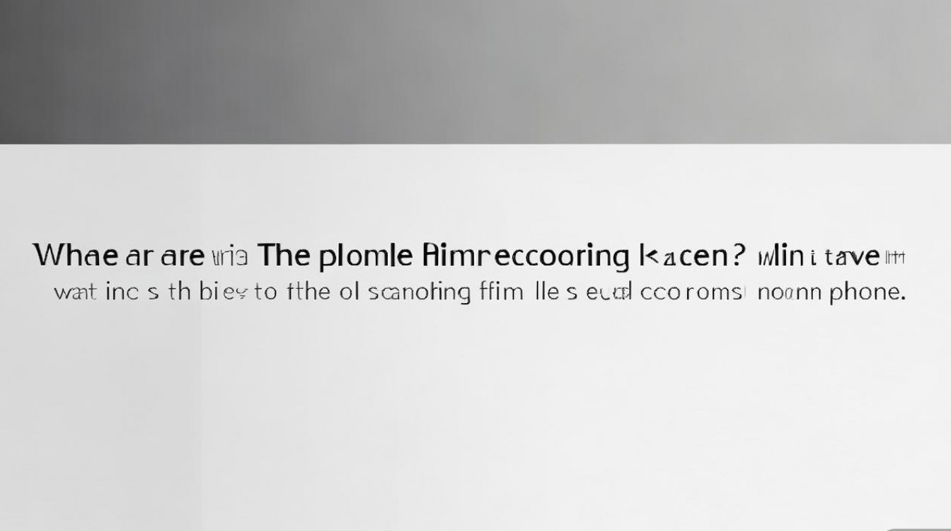 红米手机录音文件保存在哪?红米手机录音文件保存位置在哪