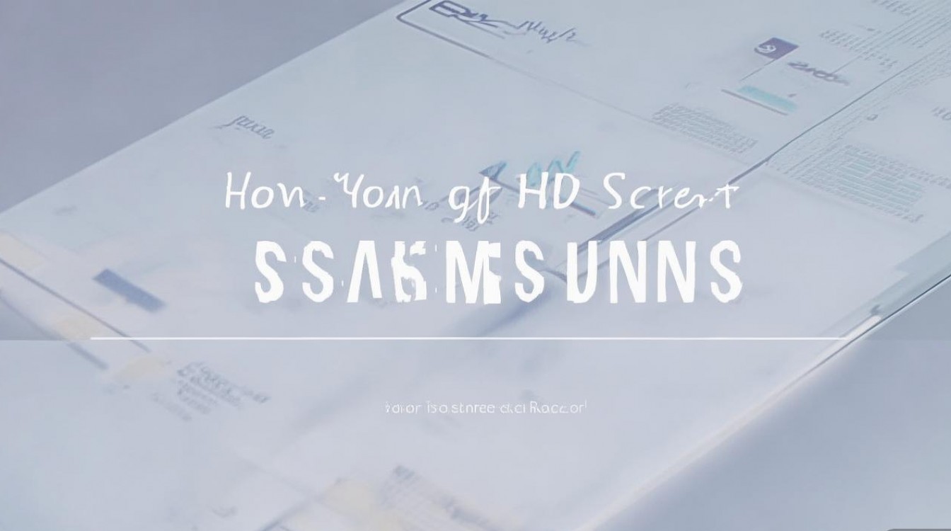 三星屏幕上 hd 怎么设置？三星手机屏幕高清显示如何开启？