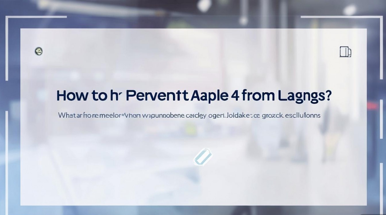 怎么能不让苹果 4 卡顿？苹果 4 卡顿严重怎么办快速解决方法