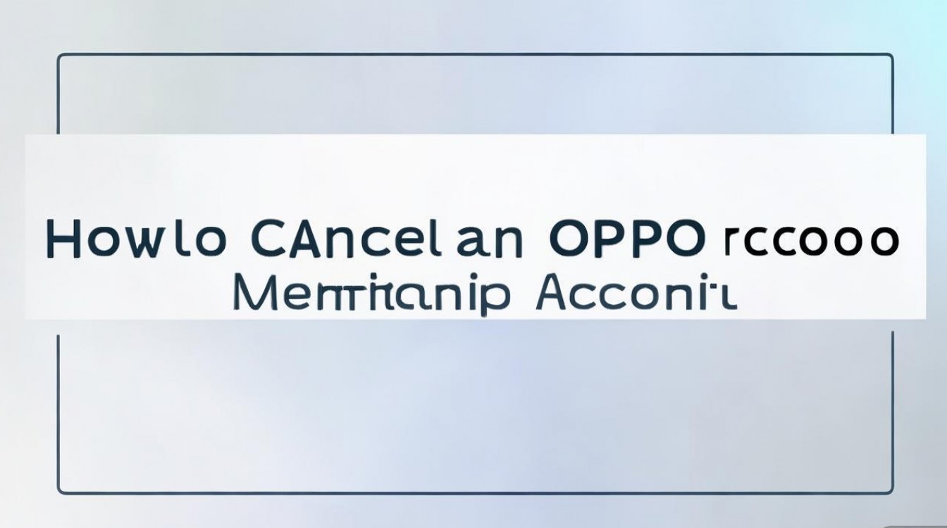 oppo会员账号怎么注销，oppo账号注销详细步骤指南