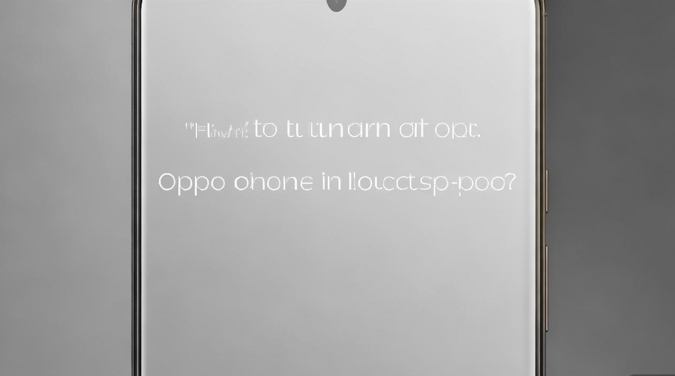 oppo手机横屏怎么关掉？如何快速关闭自动旋转屏幕