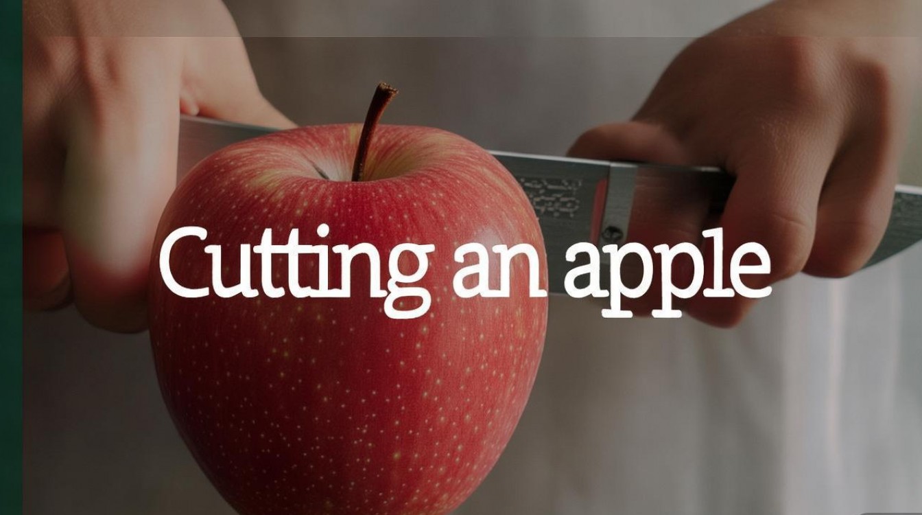 切苹果用英语怎么说?切苹果的英文单词是什么