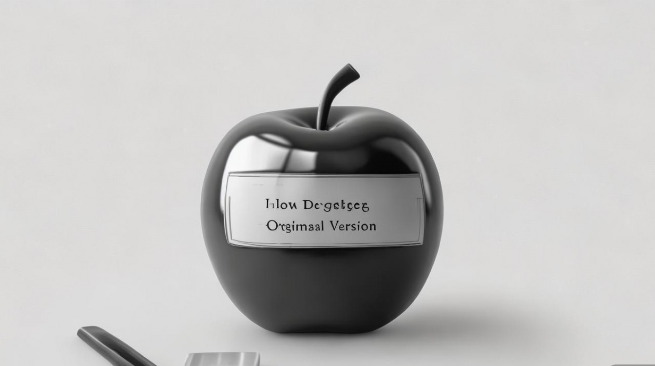 苹果怎么刷回原来版本?苹果手机降级系统教程