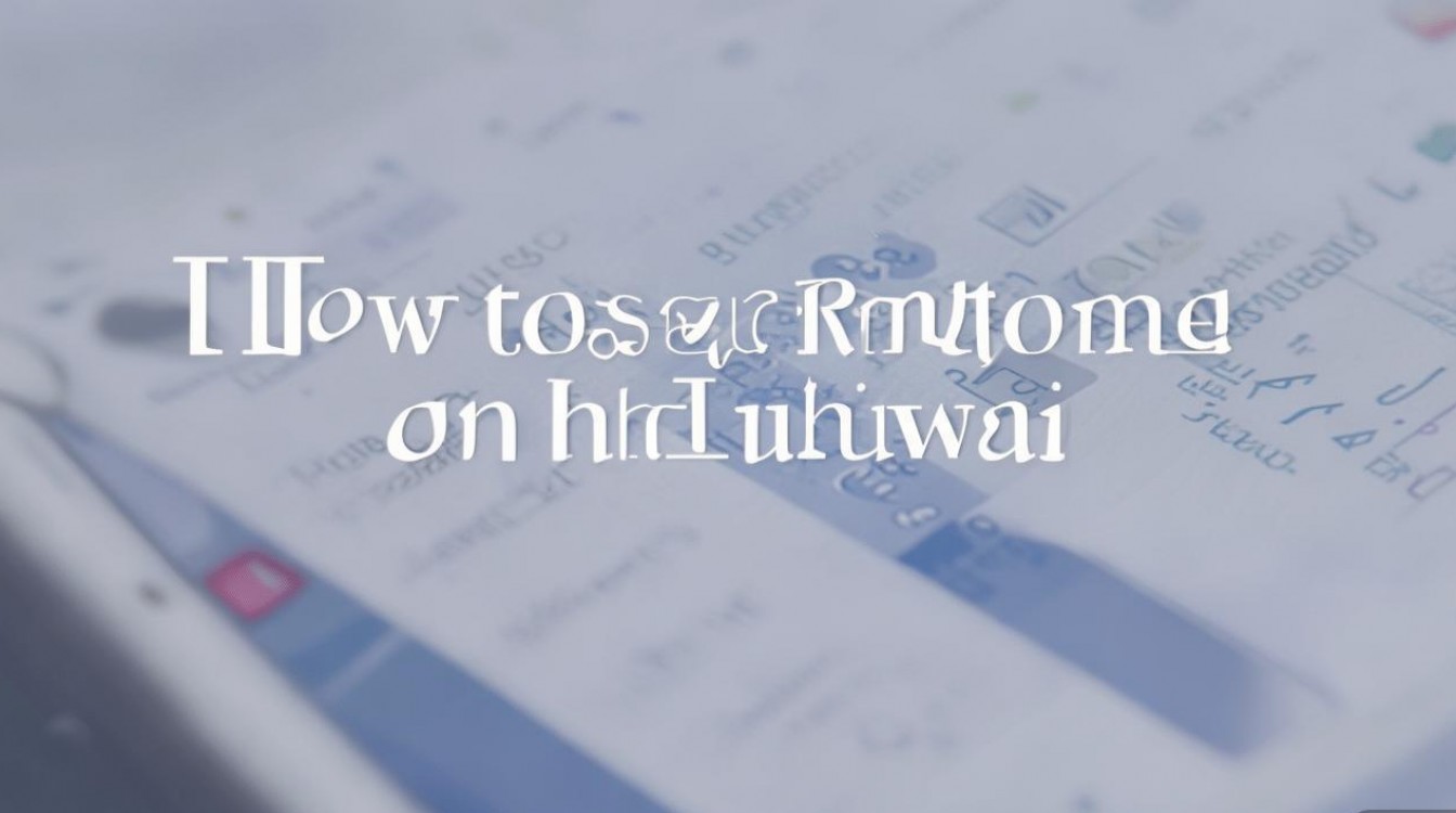 华为双卡铃声怎么设置铃声设置，华为手机双卡铃声如何单独设置？