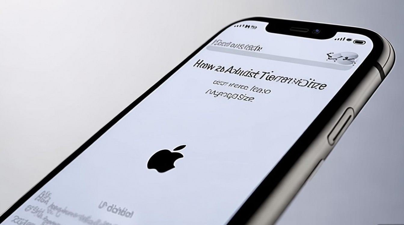 苹果手机怎么调大小?屏幕显示字体如何设置