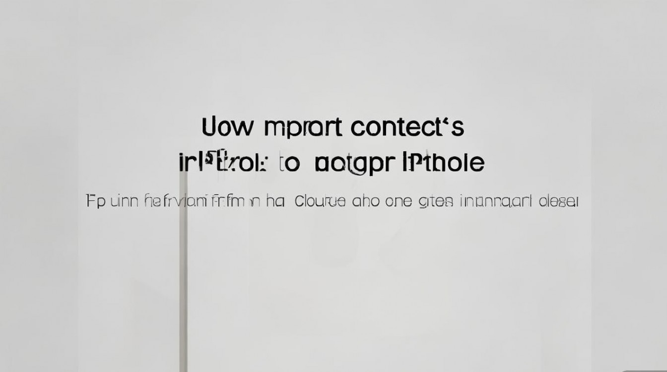 苹果手机联系人怎么导入另一个手机，具体操作方法是什么？