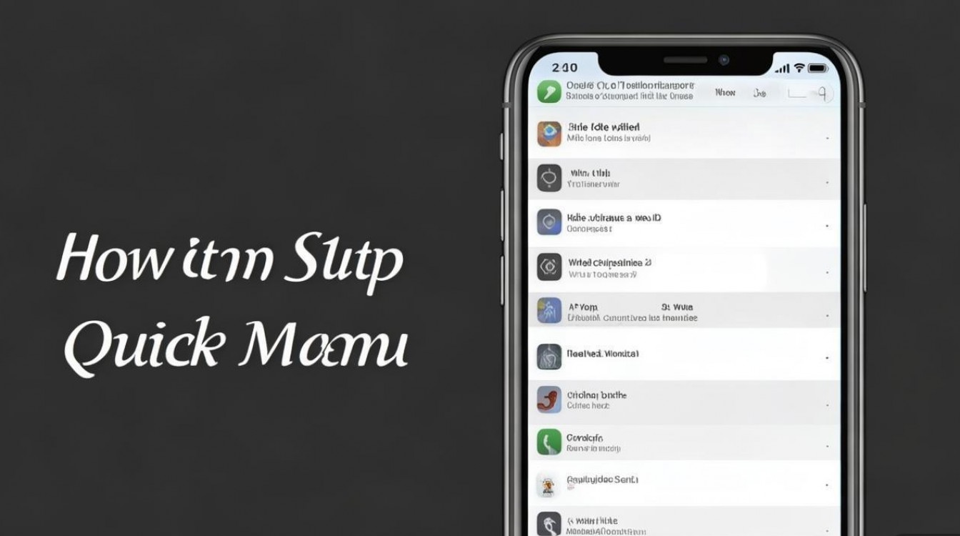 苹果手机快捷菜单怎么设置？快捷菜单在哪里打开