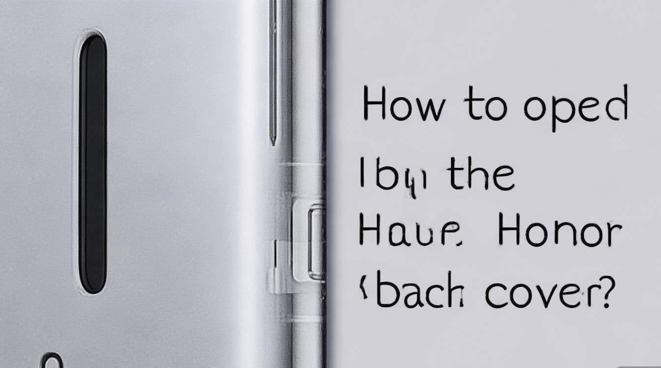 华为荣耀后壳怎么打开，华为荣耀手机后盖拆卸方法