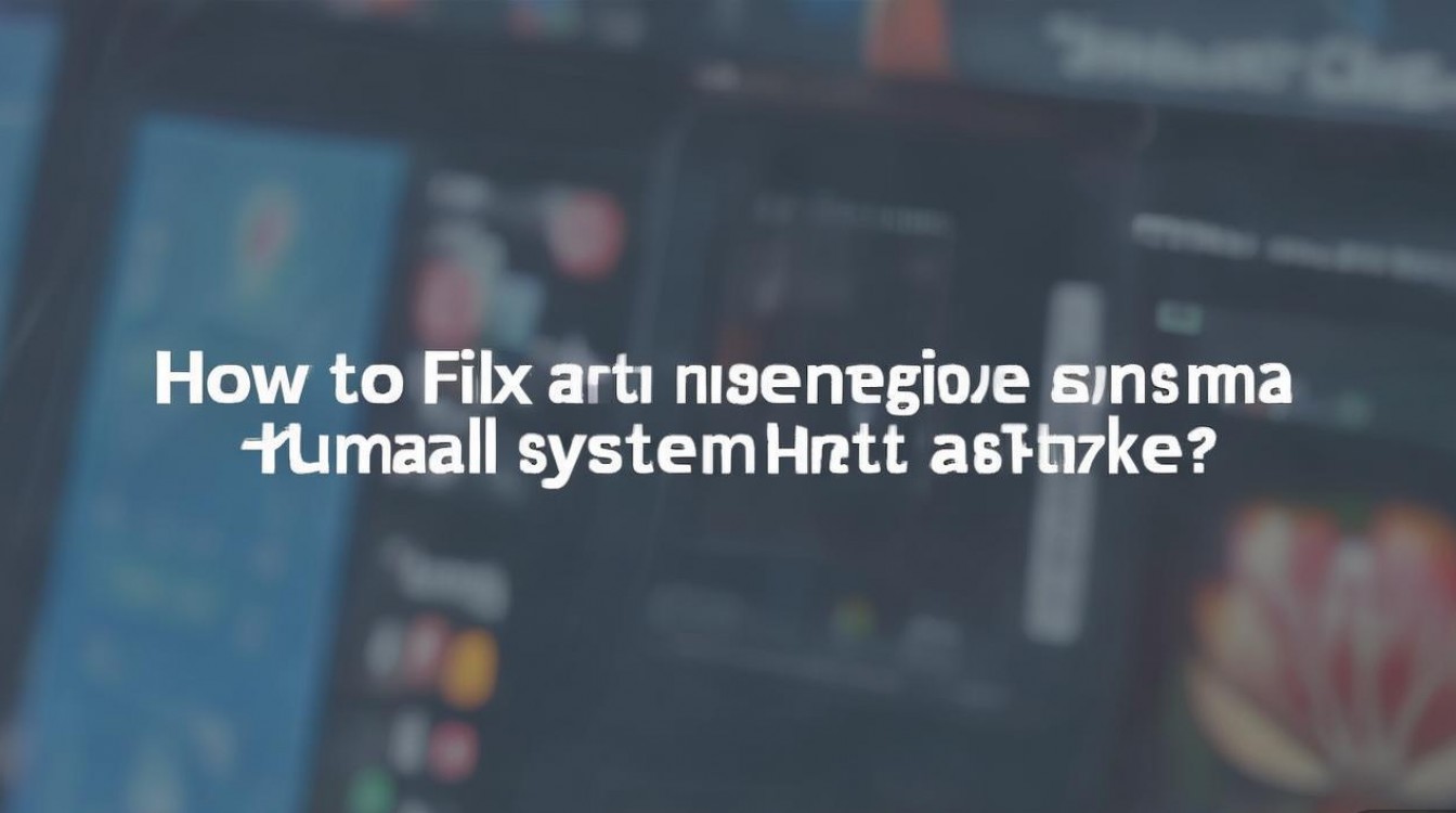 华为系统桌面无响应怎么办?桌面无响应是什么原因