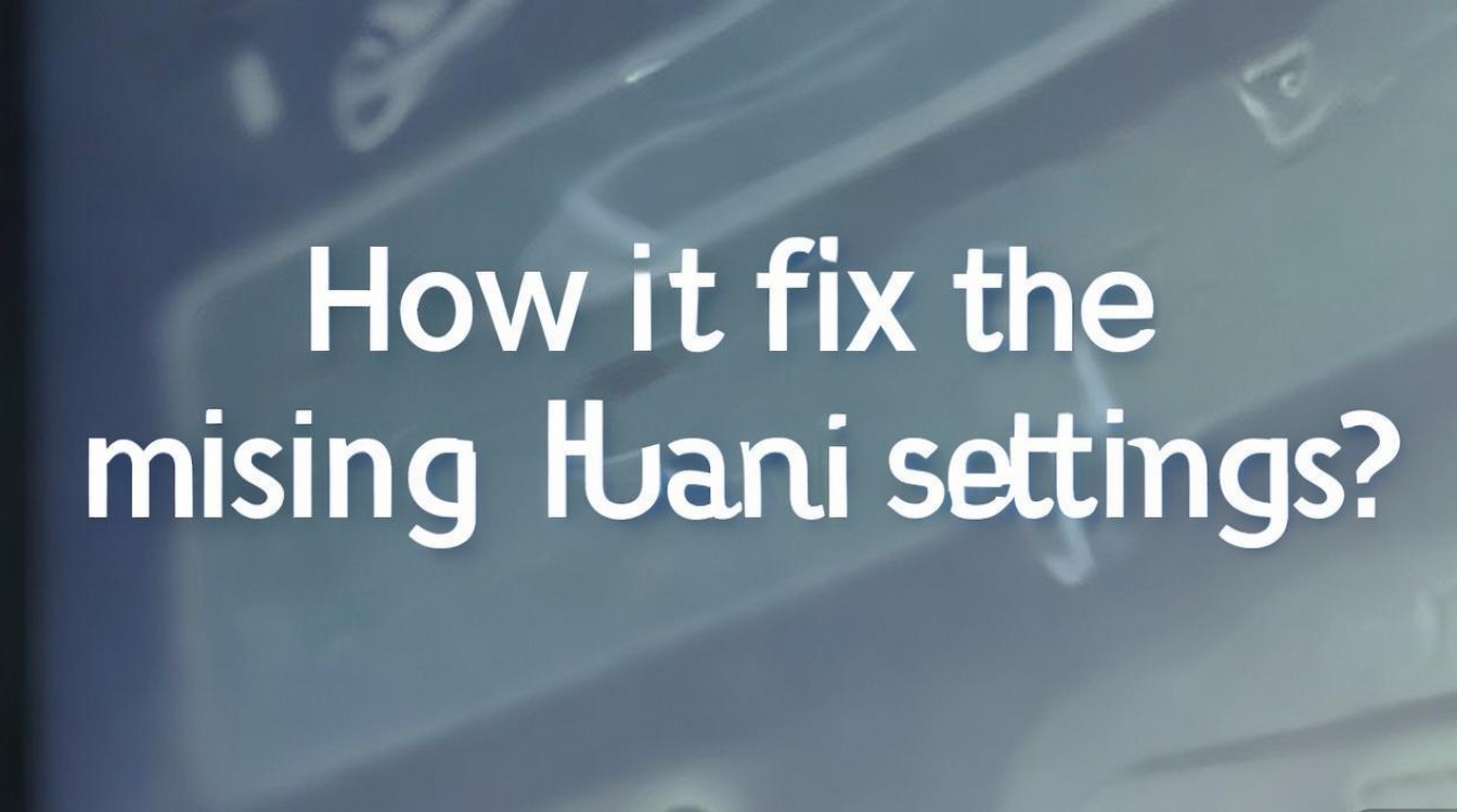 华为设置没有了怎么办?华为手机设置不见了怎么找回