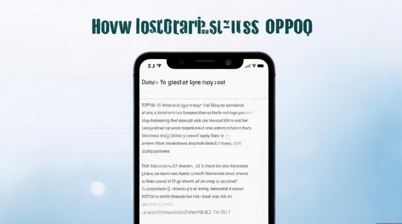 oppo怎么重启？oppo手机强制重启方法