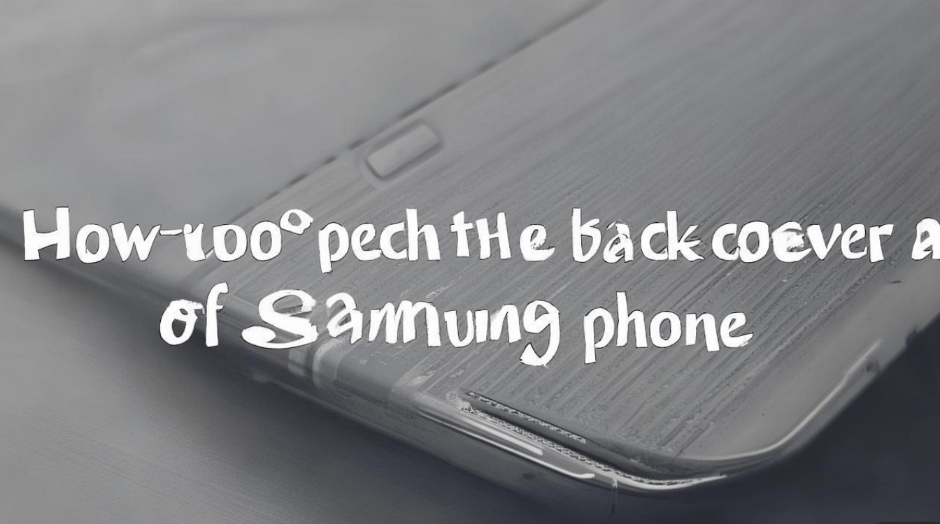 三星手机的后壳怎么打开，三星手机后盖拆卸教程