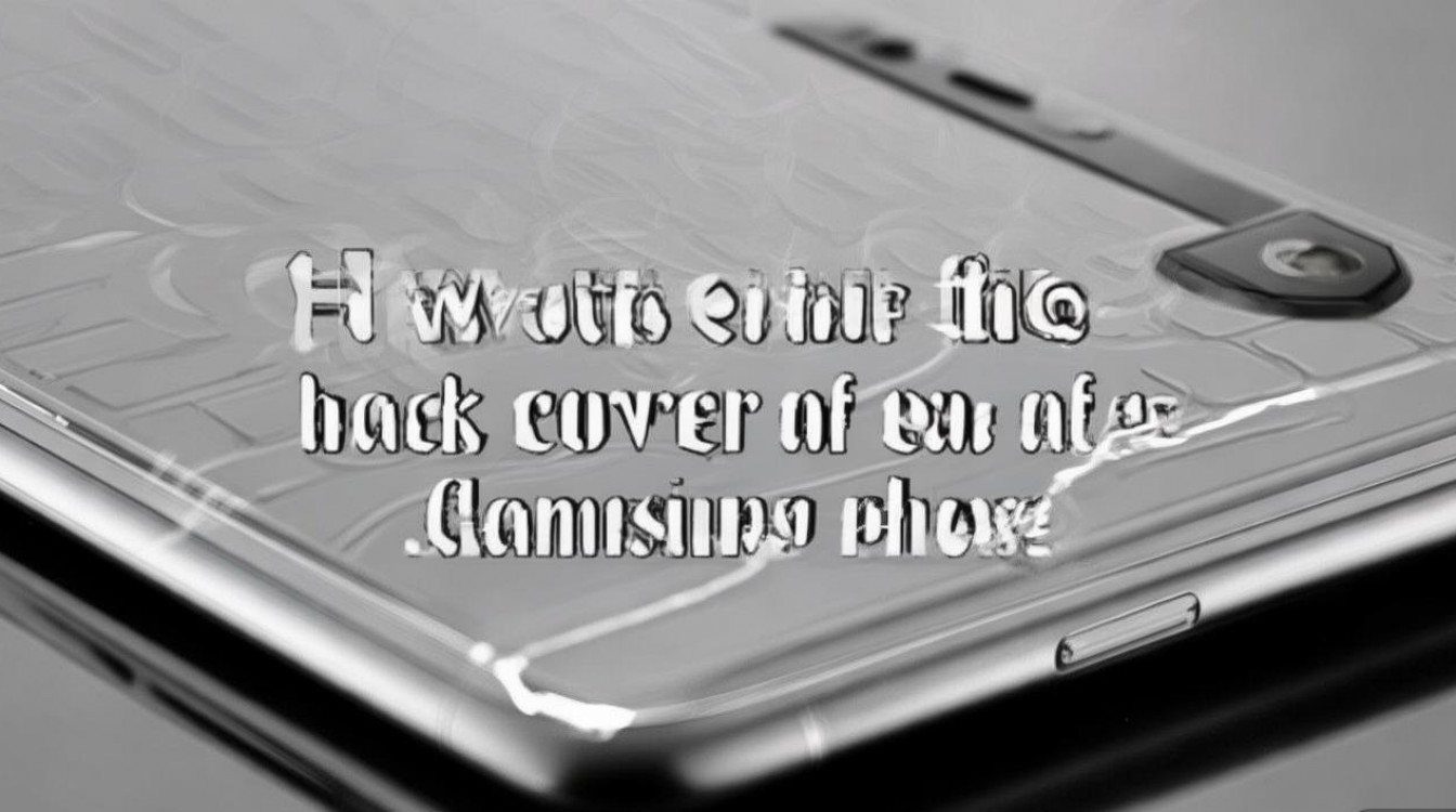 三星手机的后壳怎么打开，三星手机后盖拆卸教程