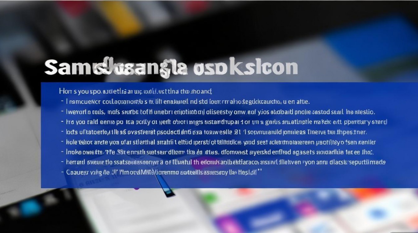 三星桌面应用怎么设置？三星手机桌面设置方法详解