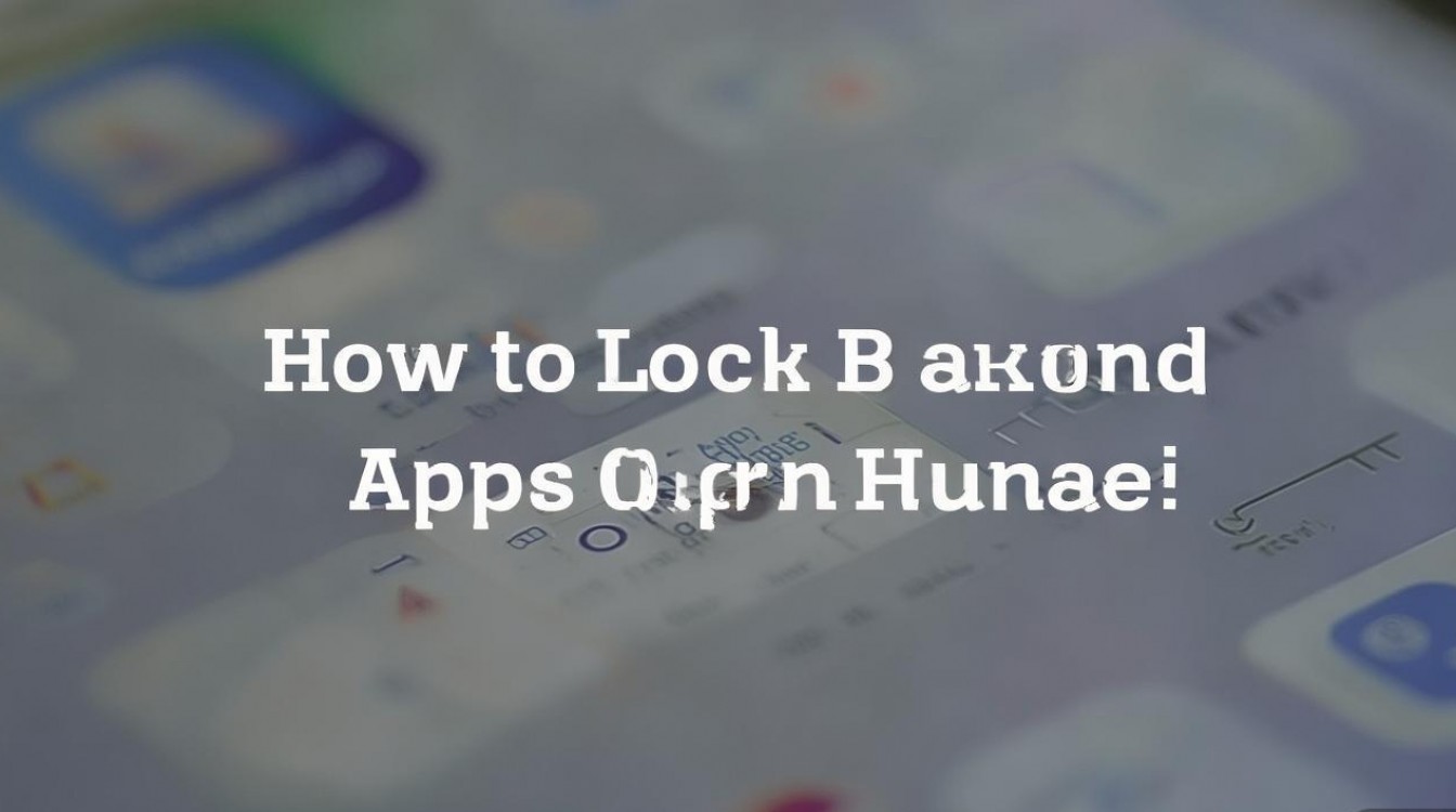 华为后台应用怎么上锁?华为手机后台应用加锁教程