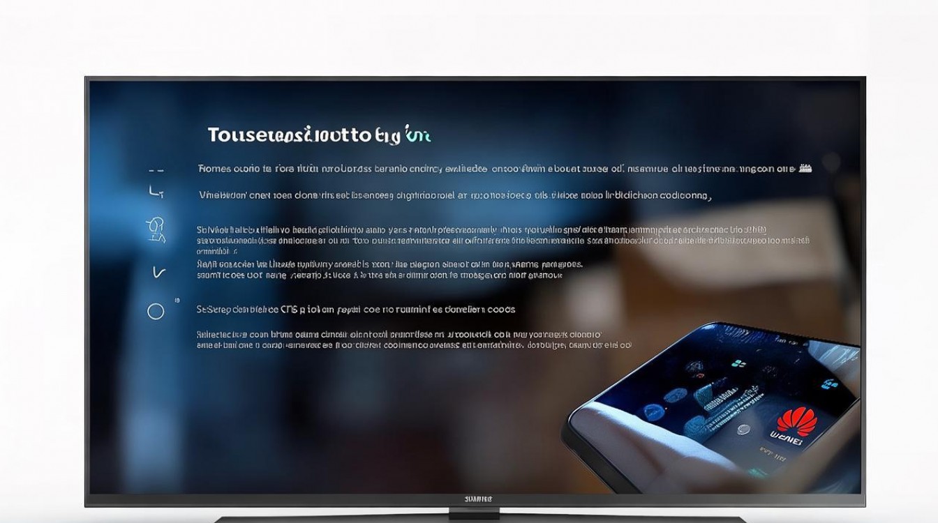 三星电视怎么连接华为手机屏幕不显示,一招教你解决