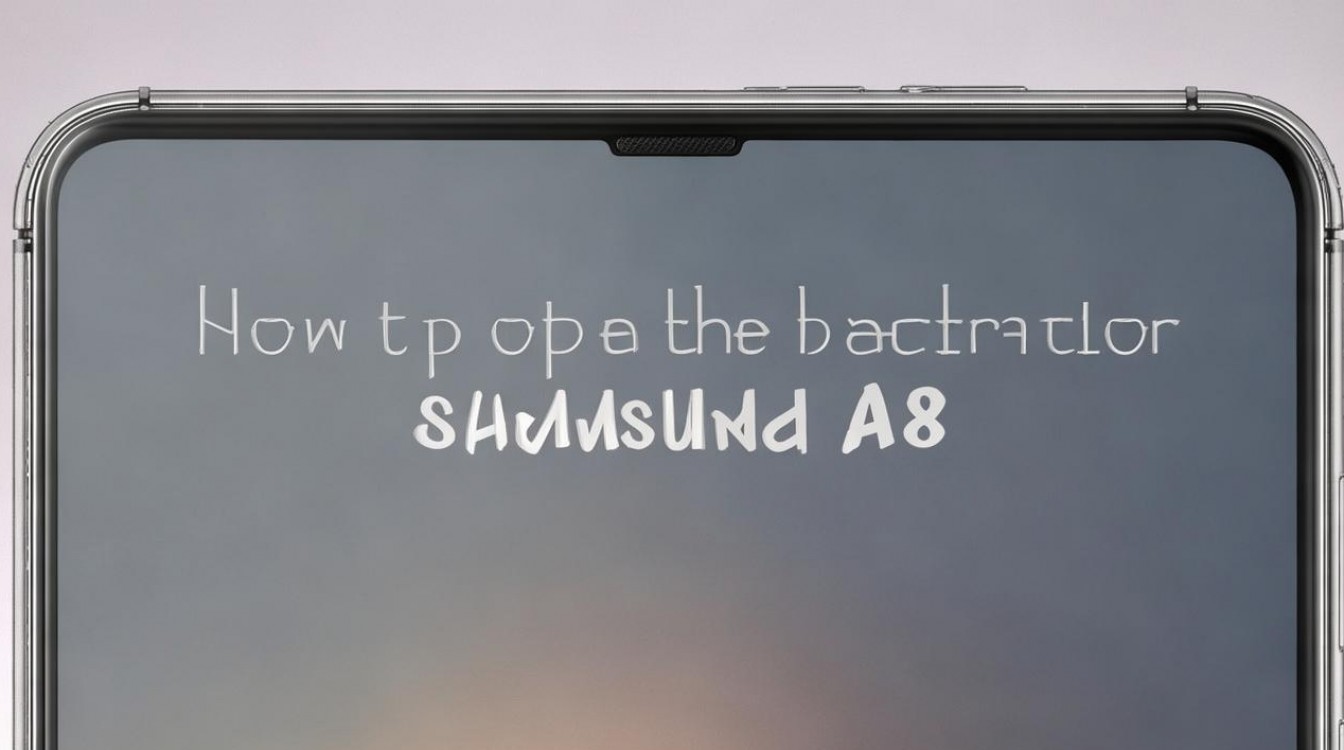三星a8的后盖怎么打开，三星a8后盖拆卸教程