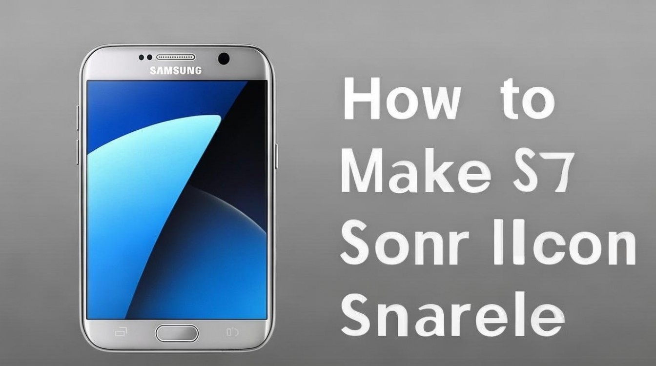 三星s7图标怎么变小，三星s7桌面图标大小怎么调