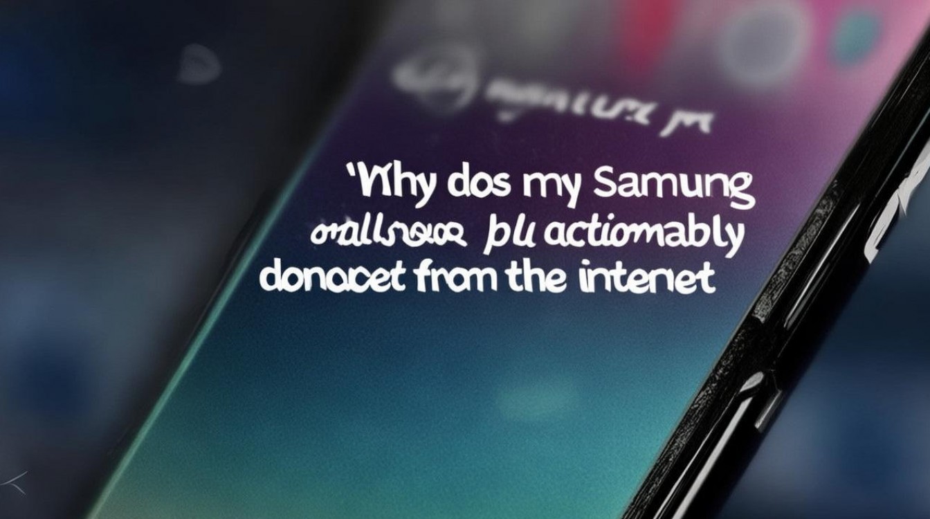 三星锁屏自动断网怎么回事?三星手机锁屏后Wi-Fi自动断开原因及解决方法