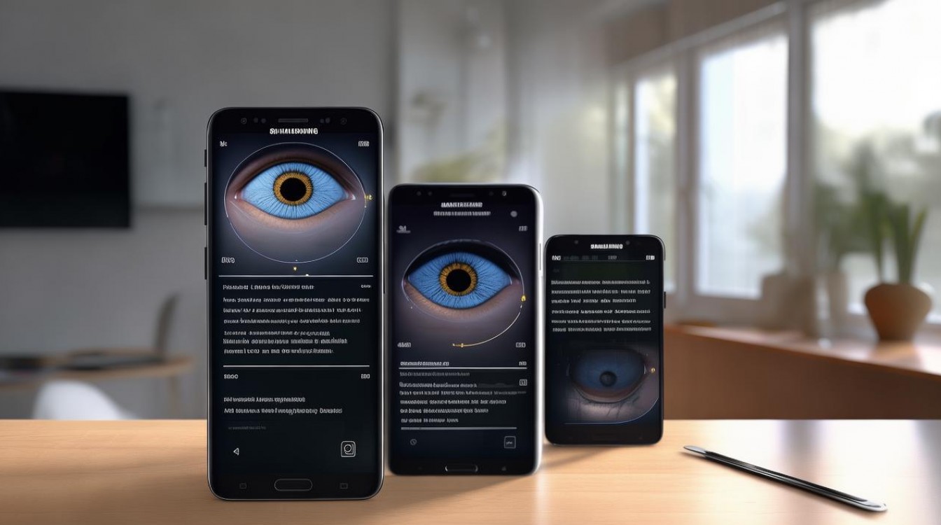 三星虹膜解锁怎么设置,三星手机虹膜识别功能开启方法