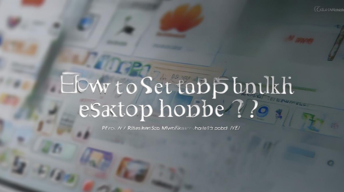 华为桌面主页怎么设置不了？华为桌面主页设置方法与常见问题