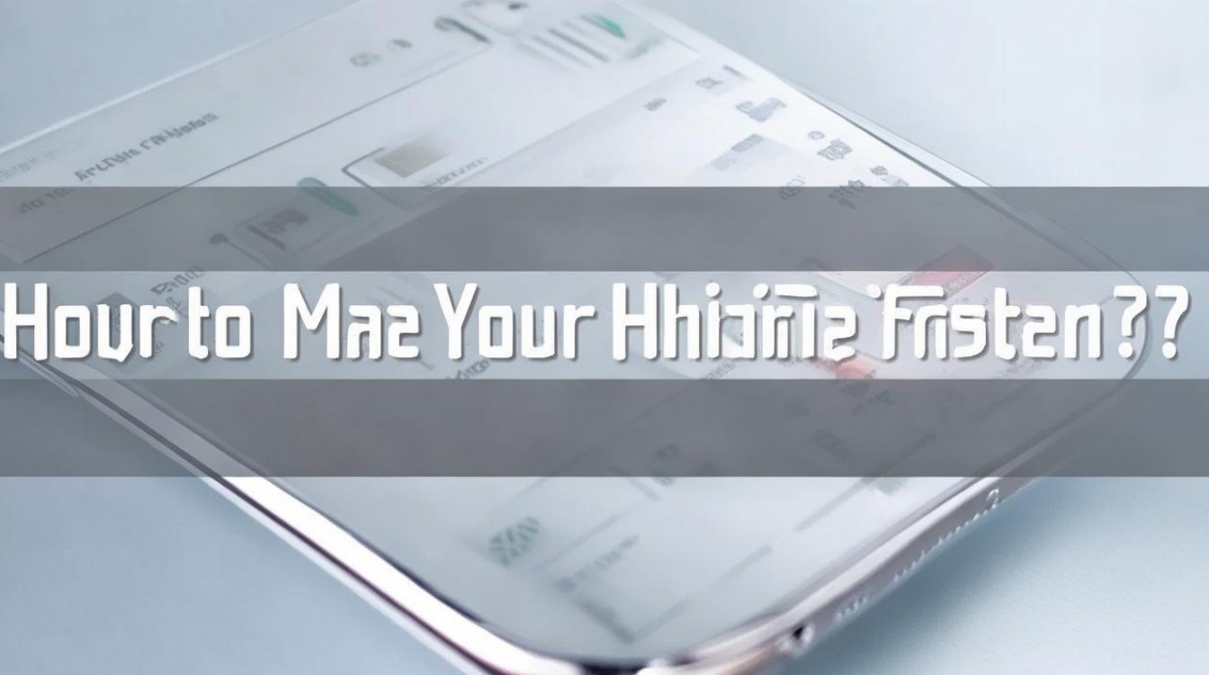 怎么能让手机变快华为？华为手机卡顿如何快速提速