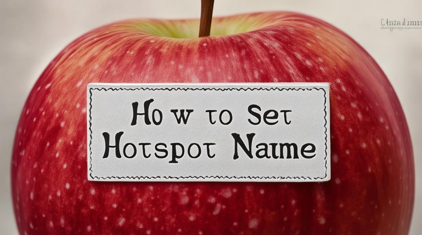 苹果怎么调热点名字？iPhone 热点名称修改方法