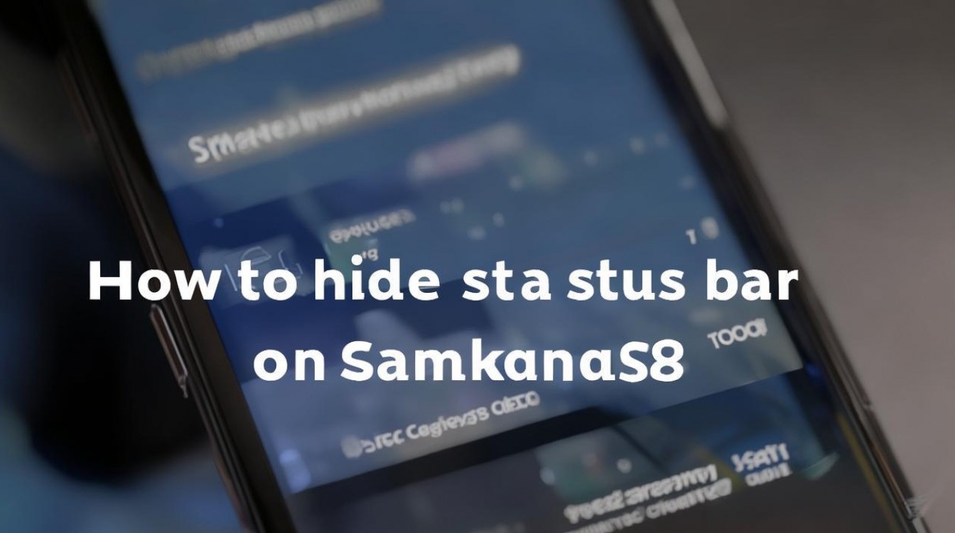 三星s8状态栏怎么隐藏，三星s8状态栏隐藏方法